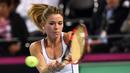 Sepanjang kariernya, Camila Giorgi, sudah meraih satu gelar juara WTA dan lima gelar juara ITF. (AFP/Anne-Christine Poujoulat)