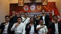 Pengurus Esports Indonesia (ESI) Sulawesi Selatan. (Bola.com/Abdi Satria)