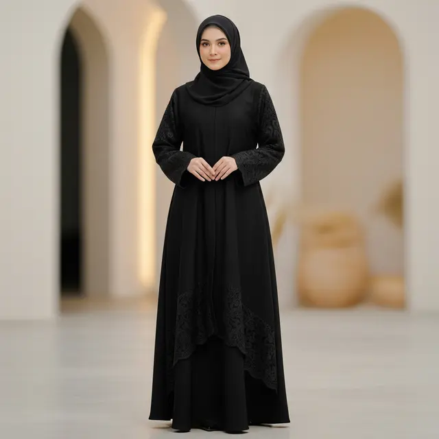 9 Model Gamis Malaysia Terbaru 2025, Tampil Anggun dan Nyaman