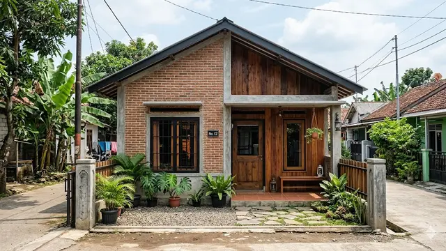 Inspirasi Fasad Rumah dengan Material Kombinasi yang Sedang Tren