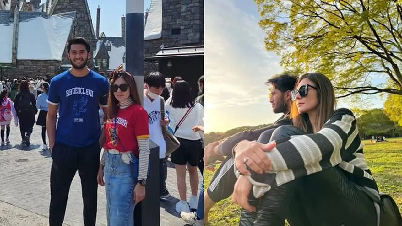 7 Potret Liburan Wulan Guritno dan Sabda Ahessa Ke Jepang Bersama Buah Hati