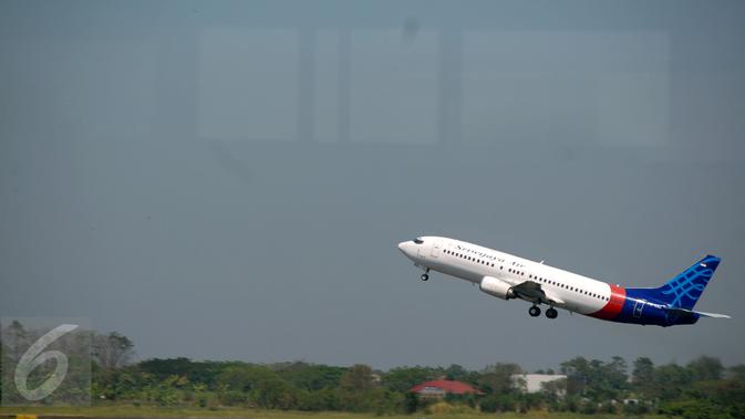 Pesawat Sriwijaya Air (Liputan6.com/Faisal R Syam)