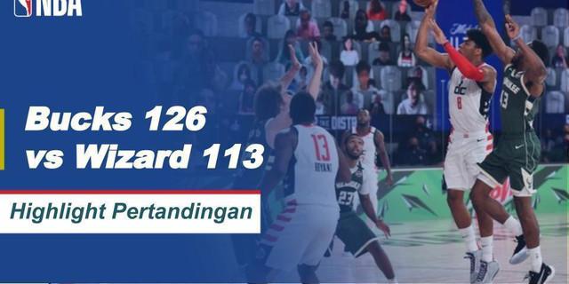 VIDEO: Highlights NBA, Brook Lopez Bawa Milwaukee Bucks Menang Atas Washington Wizards