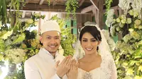 Tyas Mirasih bahagia resmi dipersunting Raiden Soedjono. (Bambang E Ros/Bintang.com)