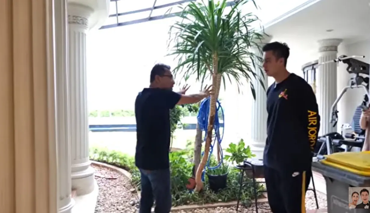 Baim Wong di Rumah Ashanty-Anang (Youtube/Baim Paula)