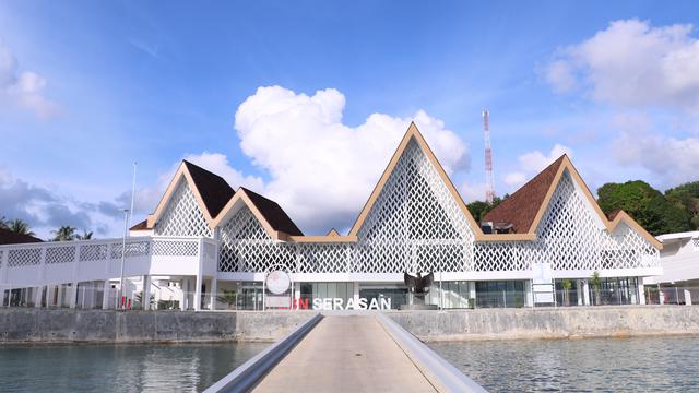 Pos Lintas Batas Negara (PLBN) Serasan, Natuna, Kepulauan Riau (Kepri)