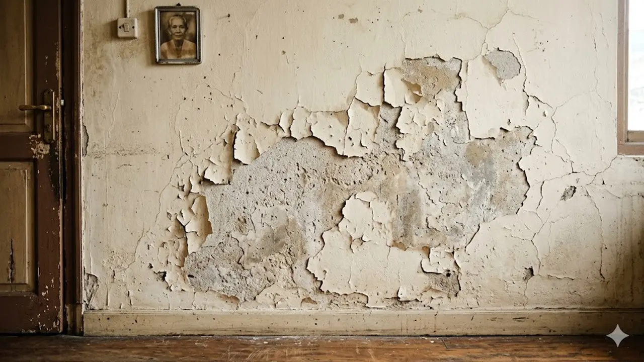 Cat Dinding Mengelupas