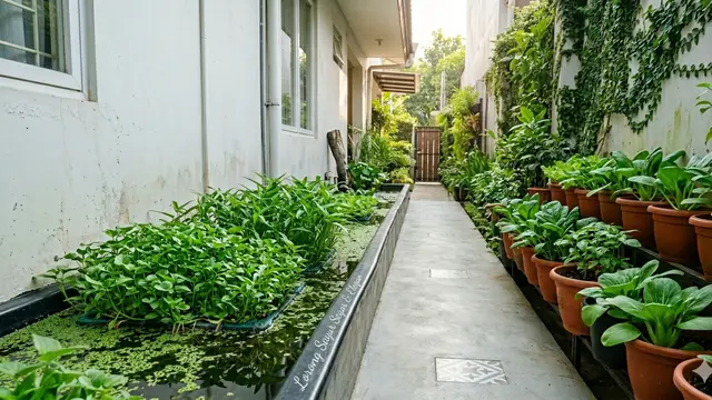 Ide Lorong Samping Rumah yang Bisa Menghasilkan Panen Harian. Gemini