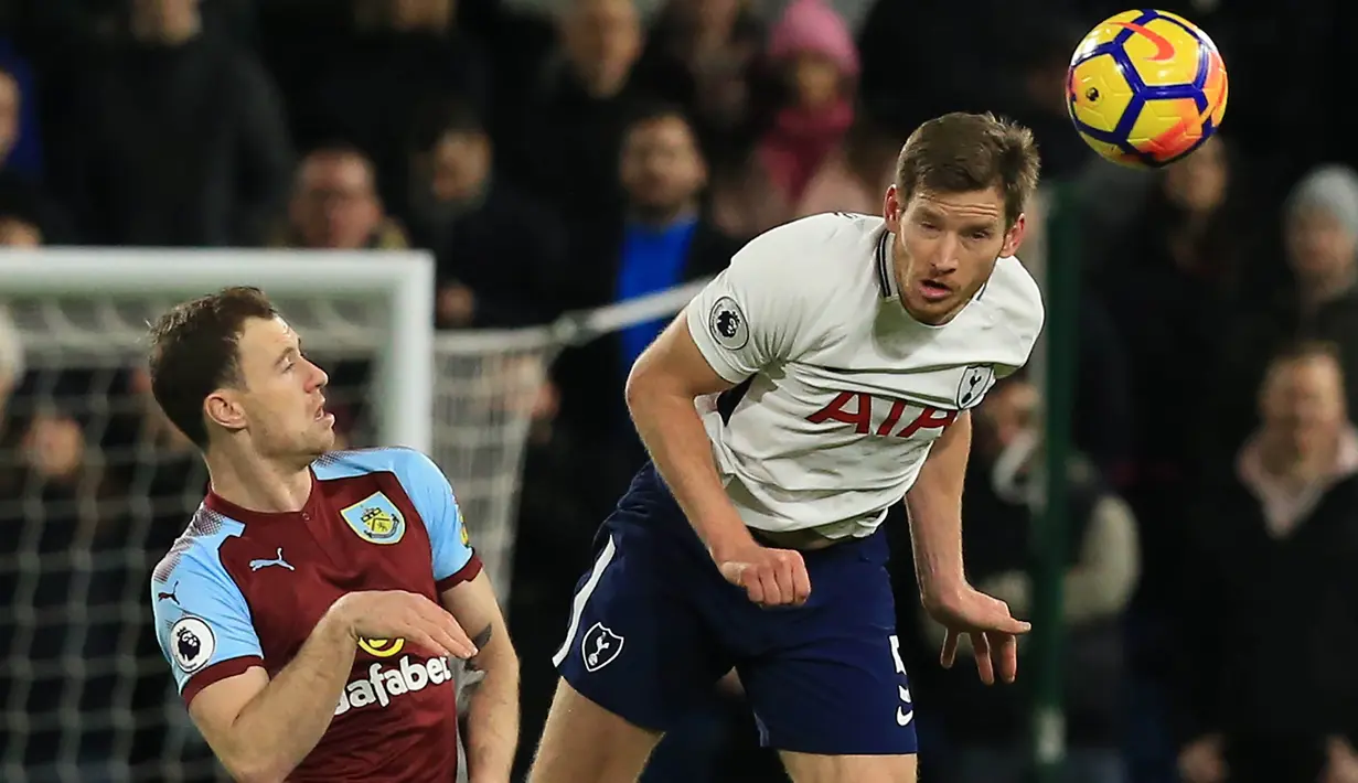 8. Jan Vertonghen (Tottenham Hotspur) - Bek tengah.(AFP/Lindsey Parnaby)