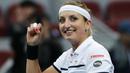 Peringkat ke-10 adalah Timea Bacsinszky dari Swiss. (EPA/How Hwee Young)