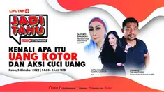 Live Streaming Liputan6.com bersama PPATK Program Jadi Tahu  |  Rabu, 5 Oktober 2022  |  Pukul: 14.00 WIB  |  Tema: Kenali Apa Itu Uang Kotor dan Aksi Cuci Uang  |  Host: Ratu Suryasumirat  |  Narasumber:  Danang Tri Hartono, Plt Deputi Analisis dan ...
