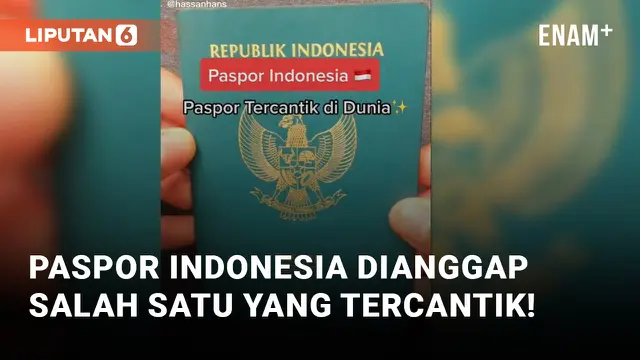 Bangga! Paspor Indonesia Dianggap Salah Satu yang Tercantik