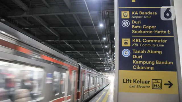 Persiapan Stasiun BNI City Layani KRL Commuter Line