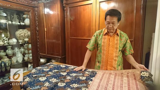 Hartono Sumarsono, sang kolektor batik. (Liputan6.com/Dinny Mutiah)