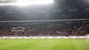 Kiper Argentina, Emiliano Martinez saat laga FIFA Matchday melawan Timnas Indonesia di Stadion Utama Gelora Bung Karno (SUGBK), Senayan, Jakarta, Senin (19/06/2023). (Bola.com/M Iqbal Ichsan)