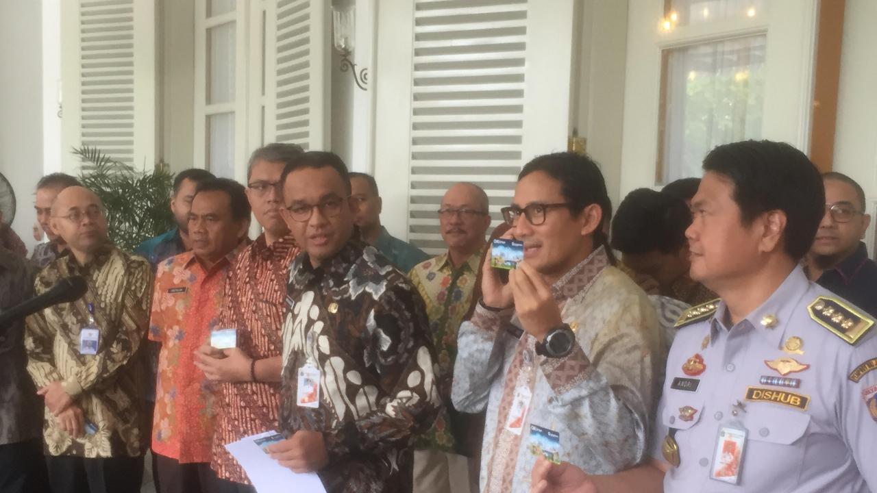 Anies-Sandiaga meluncurkan program OK Otrip