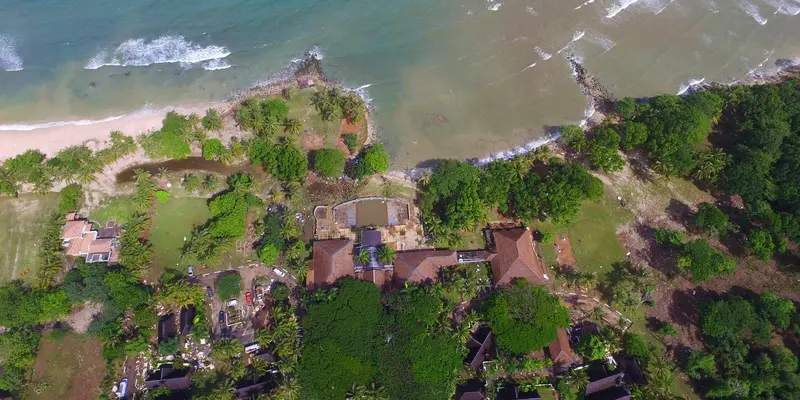 Penampakan Pantai Tanjung Lesung Usai Tsunami Selat Sunda