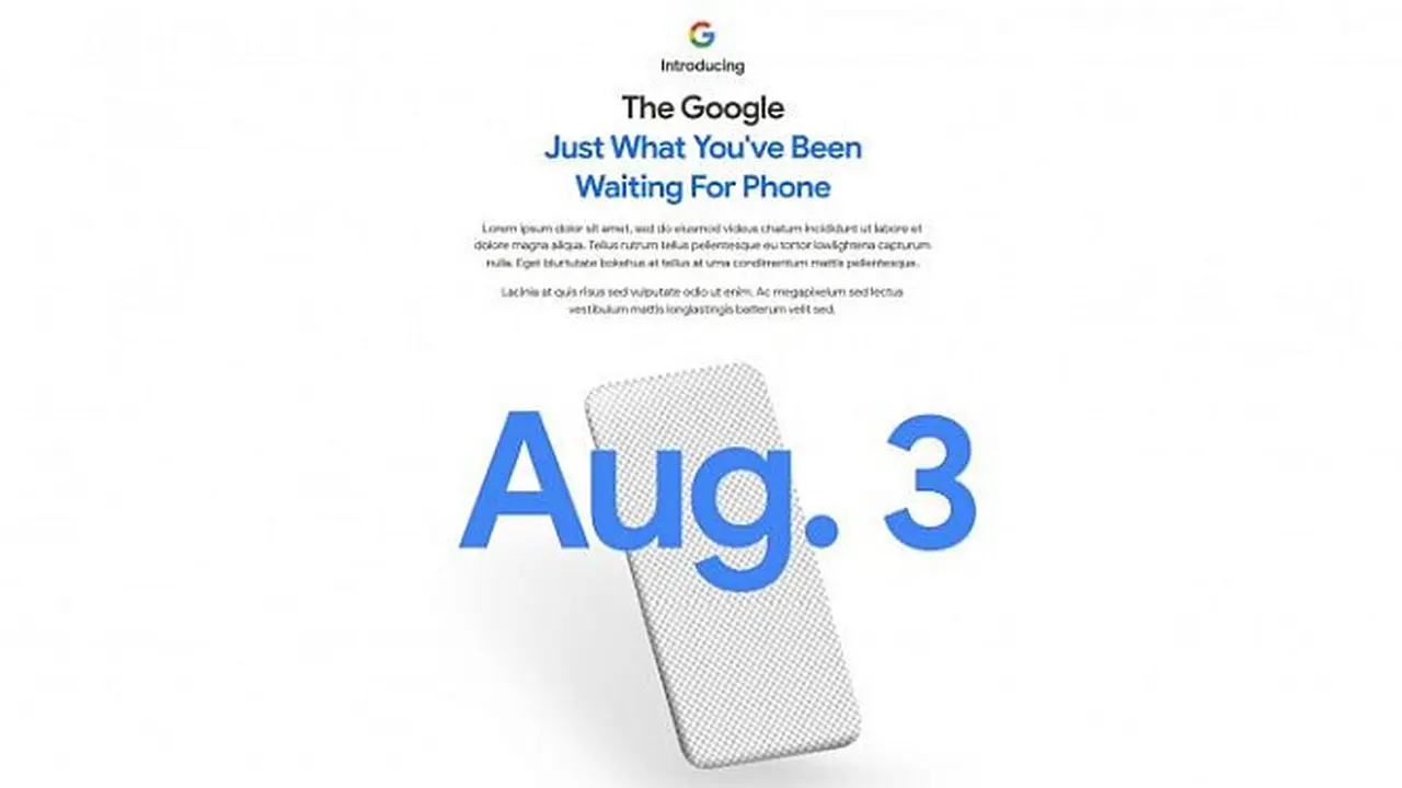 Keterangan kehadiran Google Pixel di Google Store