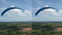 Melayang di Bukit Gendang, Menyaksikan Singapura dari Langit Batam