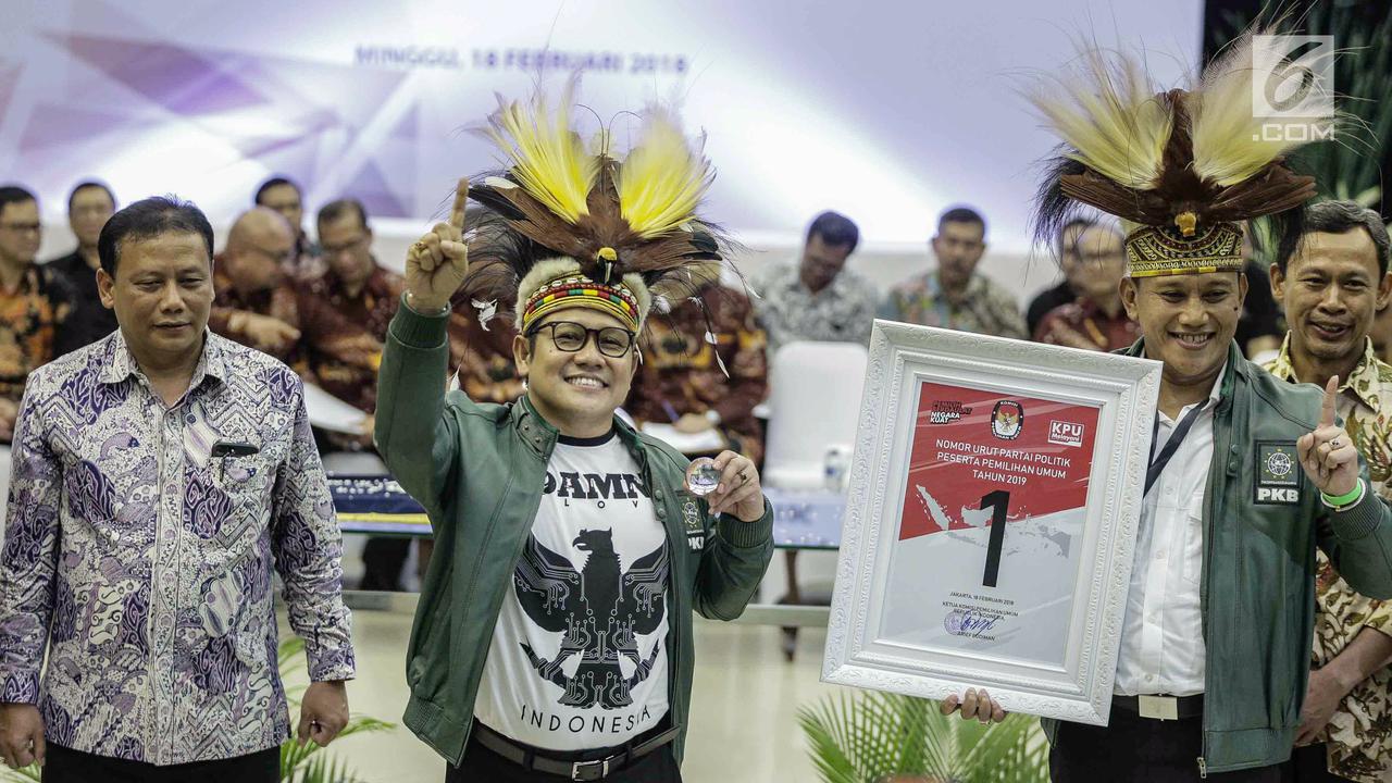 Ingat, Ini Daftar Nomor Urut 14 Parpol Peserta Pemilu 2019