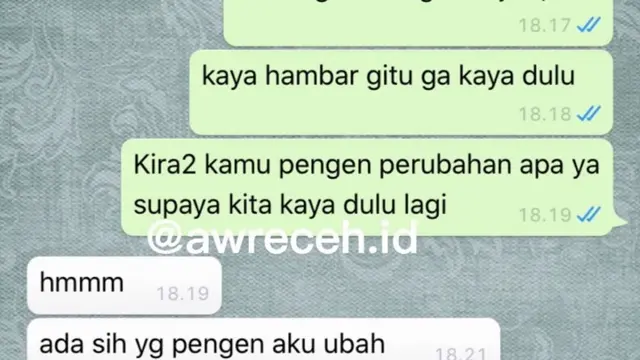 Chat Kocak Saat Menyindir Pacar Ini Bikin Ketawa Geli