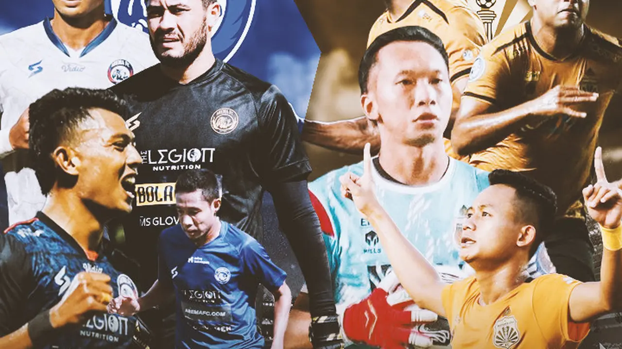 Liga 1 - Duel Antarlini Arema FC vs Bhayangkara FC