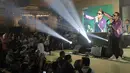 Penampilan Nidji di acara BRIZZI Vidio Fair 2017 menjadi saat-saat akhir hingga akhirnya fokus ke politik dan menciptakan banyak karya dalam musik. Ia mengungkapkan rasa harunya. (Daniel Kampua/Bintang.com)
