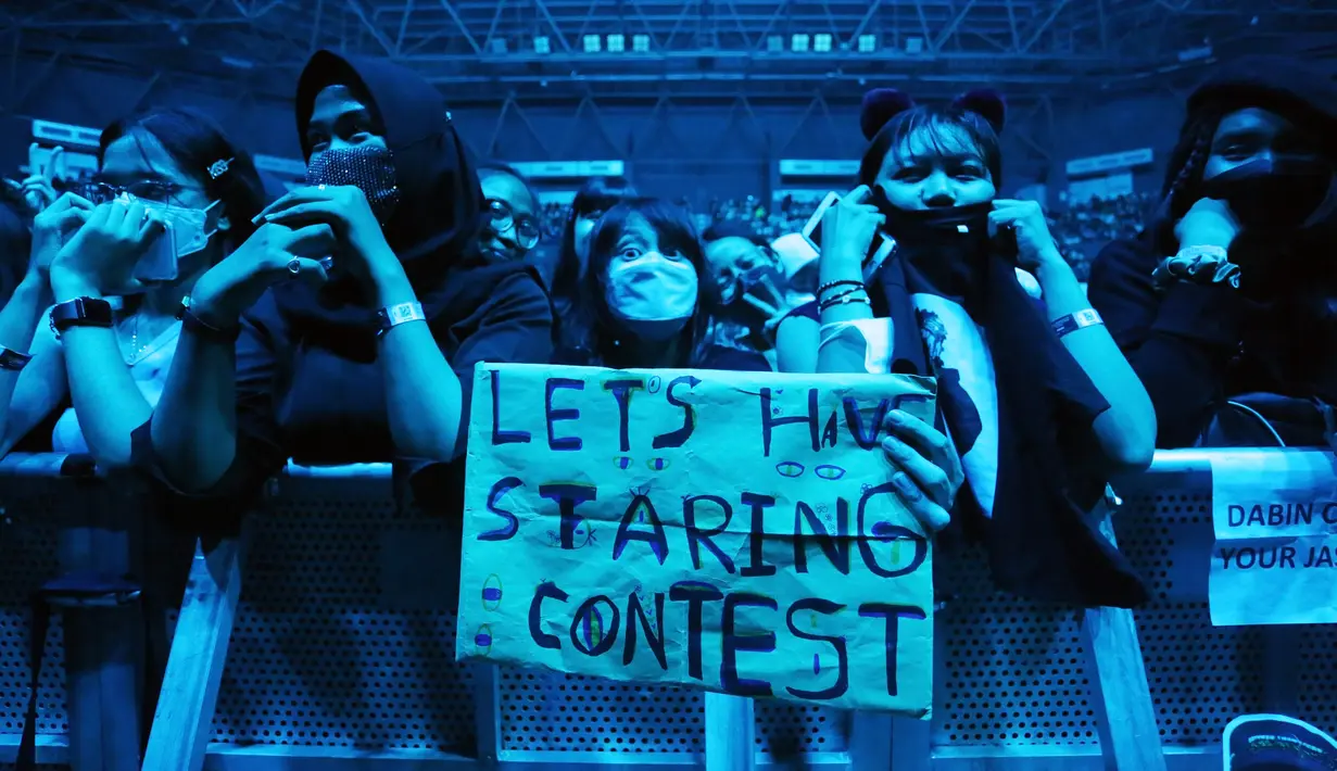 Selain penampilan memukau, DPR The Regime World Tour 2022 juga memperlihatkan visual yang menarik. Tak pelak, sepanjang penampilannya para penonton yang hadir tak berhenti bergemuruh. [Foto/Bambang E. Ros]