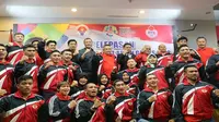 Kontingen Gulat Indonesia di Asian Games. (Istimewa)