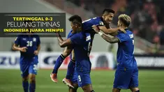 Peluang Timnas Indonesia menjadi juara menipis usai Siroch Chatthong mencetak gol keduanya di menit ke-46