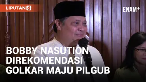 VIEDO: Airlangga Rekomendasikan Bobby Nasution Maju Pilgub Sumut