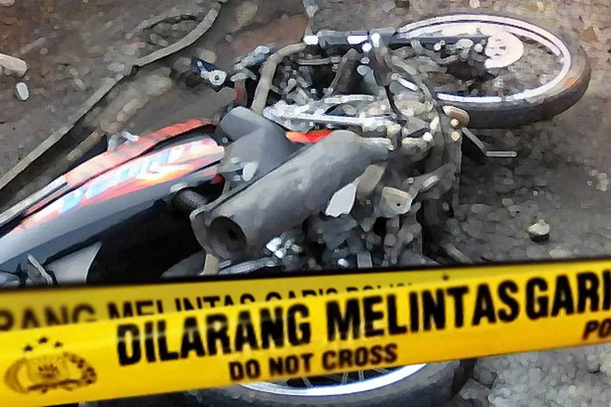 Ilustrasi Kecelakaan Motor