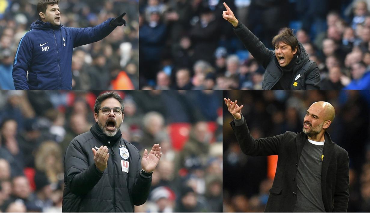 Inilah deretan pelatih muda yang berkiprah di Premier League 2017-2018. (Photo/AFP)