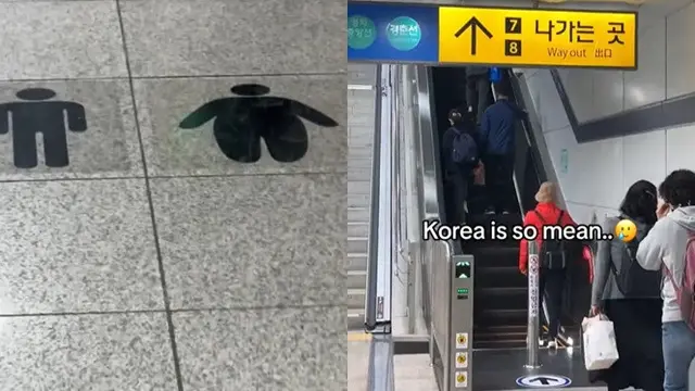 Heboh Ada Tanda Tubuh Gemuk di Stasiun Korea, Komentar Warganet Terbelah