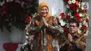 Politisi PKB Ida Fauziah saat diperkenalkan dalam pengumuman menteri Kabinet Indonesia Maju di Istana Merdeka, Jakarta, Rabu (23/10/2019). Ida Fauziah dipercaya Presiden Joko Widodo untuk menjabat sebagai Menteri Tenaga Kerja pada Kabinet Indonesia Maju periode 2019-2014. (Liputan6.com/Angga Yuniar)