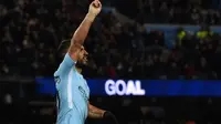 Cetak 4 Gol, Sergio Aguero Dipuji Pep Guardiola