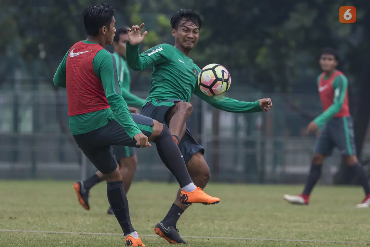 Latihan Timnas Indonesia U-23