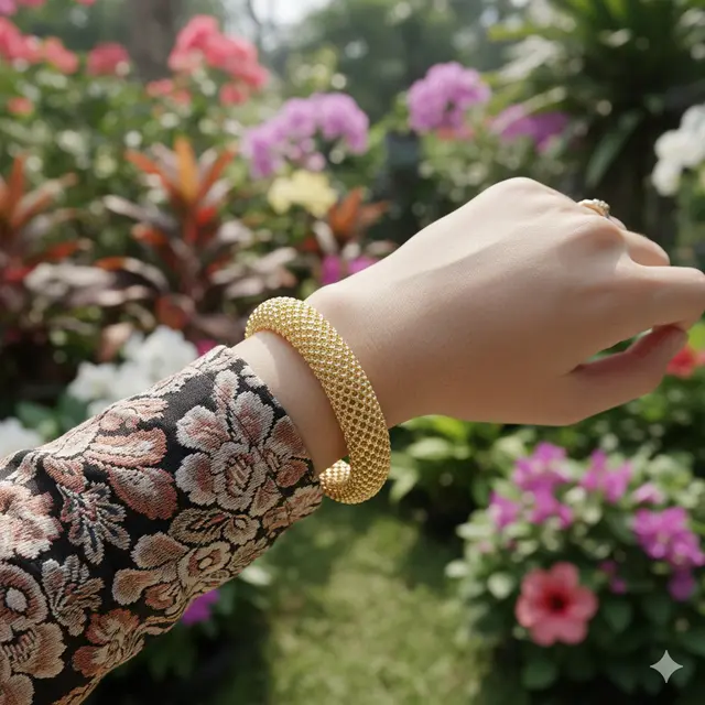 Gelang Emas Bangle Arabic Style