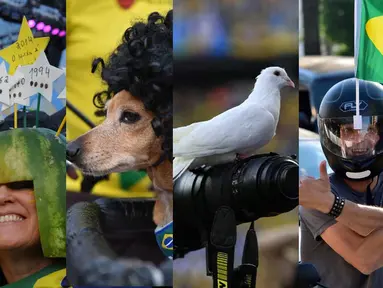 Jelang laga Brasil vs Kroasia banyak kejadian unik yang terjadi (AFP Photo)