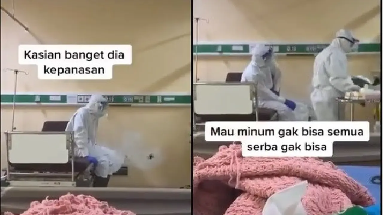 viral video tenaga medis saat bertugas
