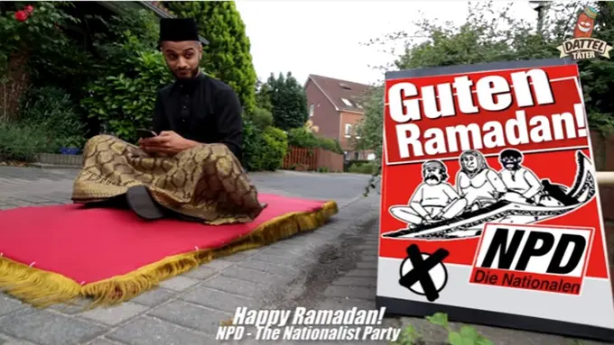 Menggunakan Karpet Terbang, Pria Asal Jerman Perkenalkan Ramadan