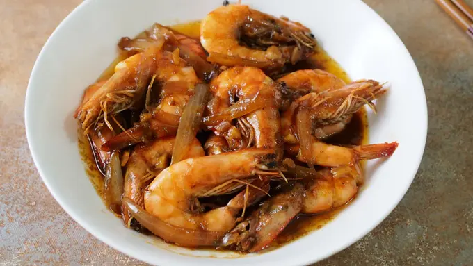 udang saus tiram