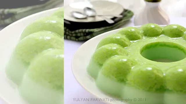 Puding Tape Ketan Hijau