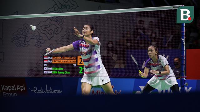 Foto: Mendung di Istora, 6 Wakil Indonesia Terhenti di Babak 16 Besar Indonesia Open 2022 termasuk Marcus Gideon/ Kevin Sanjaya