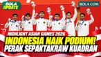 Momen pengalungan medali cabang sepaktakraw nomor kuadran putra pada Asian Games Aichi-Nagoya 2026. Tim Indonesia berhasil meraih medali perak setelah tampil di partai final dan finis sebagai runner-up di bawah Jepang. Momen kebanggaan para pemain In...