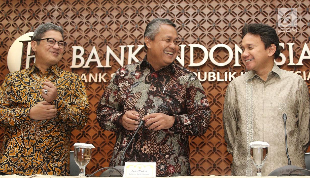FOTO: Rapat Dewan Gubernur BI Memutuskan Kenaikan Suku Bunga Acuan