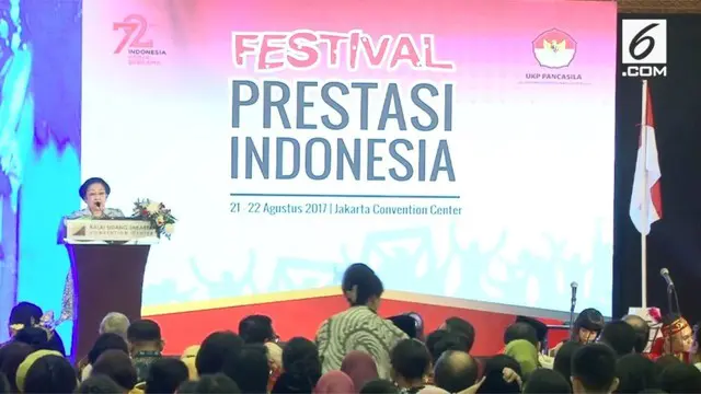 Festival dibuka oleh dewan pengarah UKP Pancasila, Megawati Soekarnoputri.

