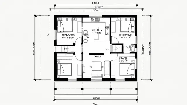 6 Desain Rumah Sederhana 4 Kamar di Kampung yang Fungsional dan Nyaman