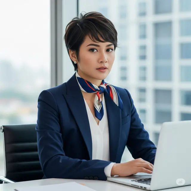 Gaya Rambut untuk Wanita Karier Usia 30-an. Foto: Gemini