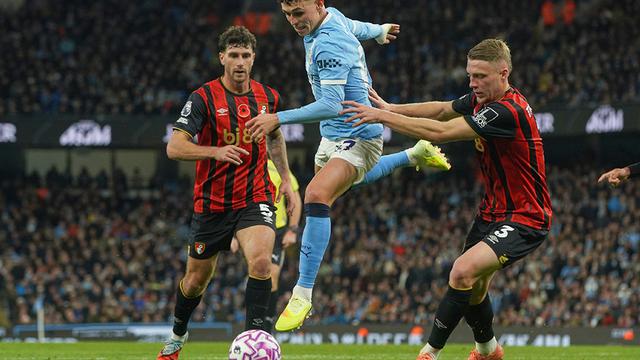 manchester city vs bournemouth phil foden